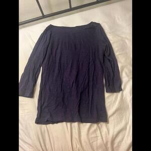 LOFT lightweight boatneck blouse XXSP